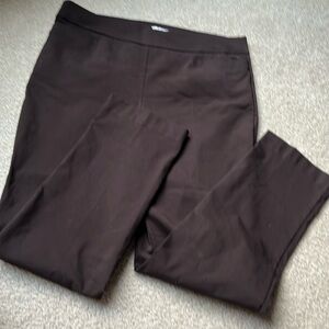 Chocolate brown Croft & Barrow pull on dress pants size 14